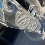 Gili Glass Tube With Double Honeycomb Perc 14"