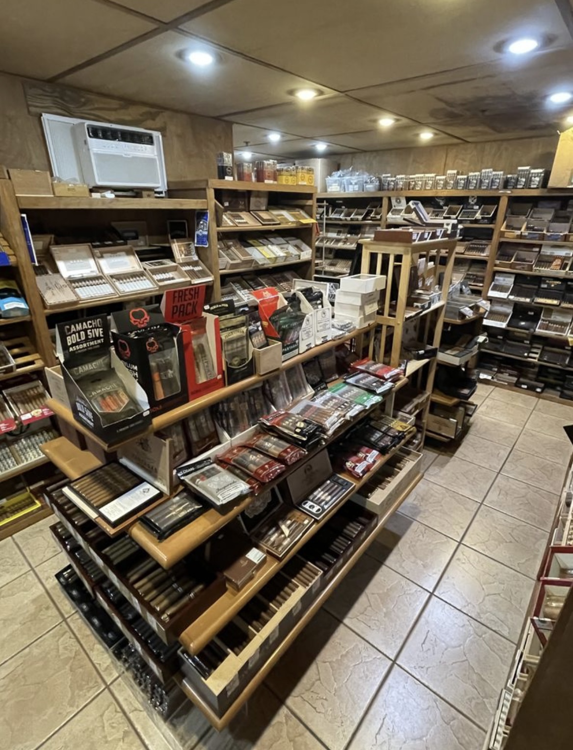 Tobacco merchandise photography