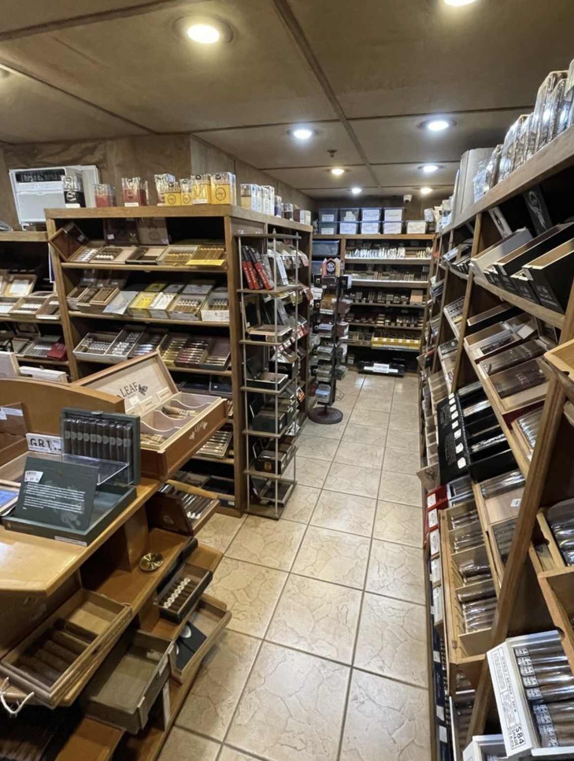 Cigar shop display