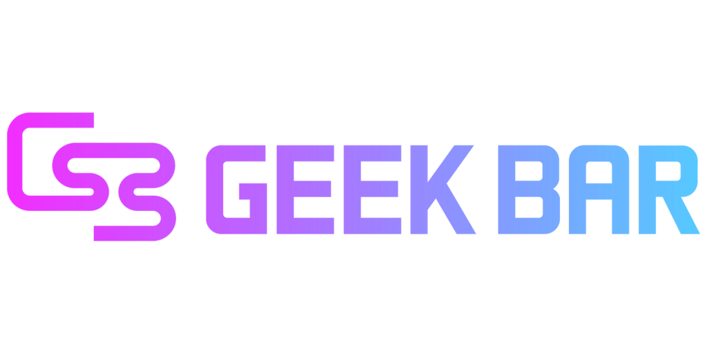 Geek Bar logo โ pictured as a design reference
